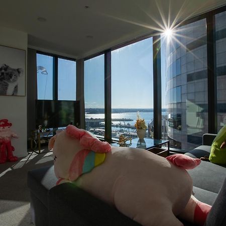 天空城景 海景 私人大阳台公寓 Auckland Buitenkant foto