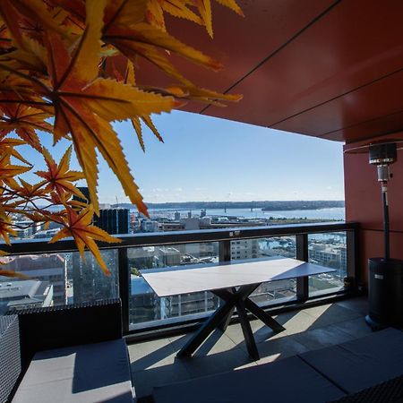 天空城景 海景 私人大阳台公寓 Auckland Buitenkant foto